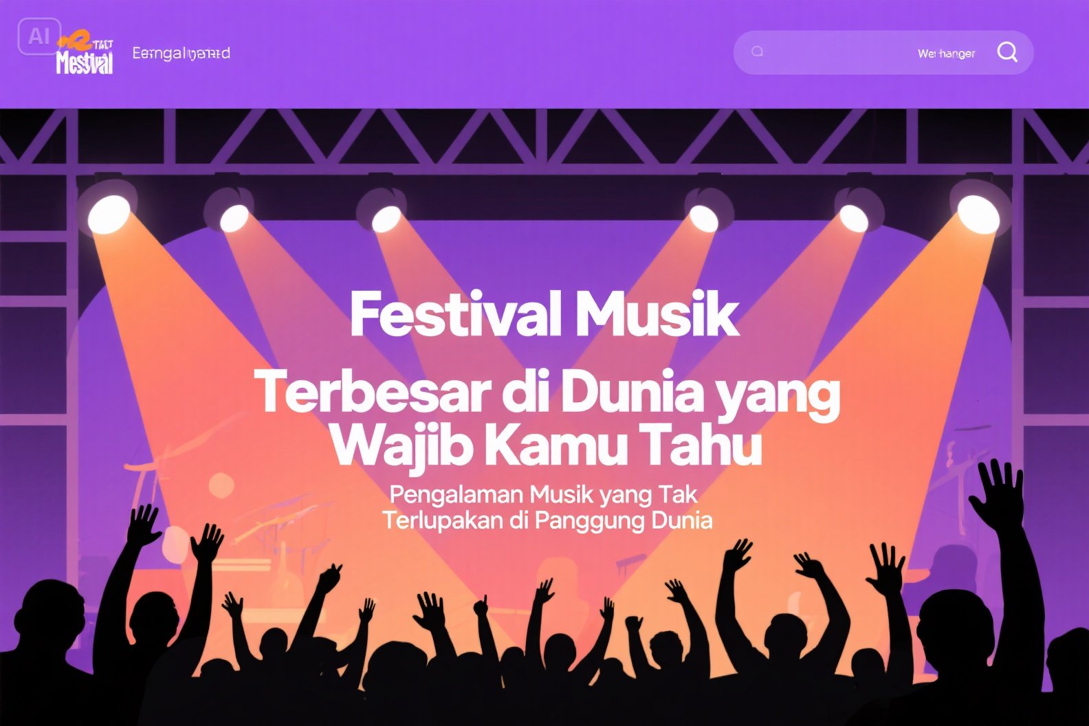 Festival Musik Terbesar di Dunia yang Wajib Kamu Tahu